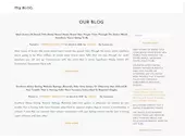 Screenshot of related blog